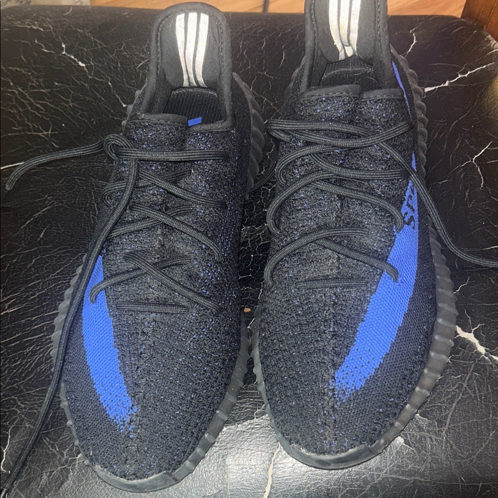 Black and Blue Athletic Sneakers
